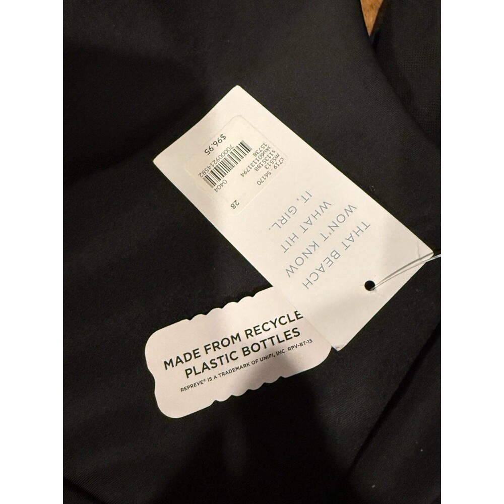 Swim By Cacique SIZE 28 Black One Piece Swimsuit NWT Lightly Lined NO Wire NEW - Picture 4 of 8